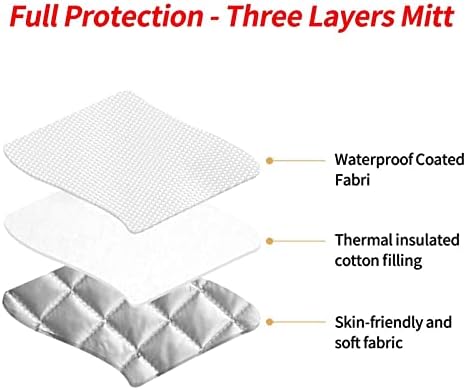 Ruzoap 2pcs Oven Mitts Potholders Set