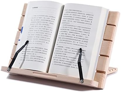 Adjustable Foldable Cookbook Stand with Page Clips