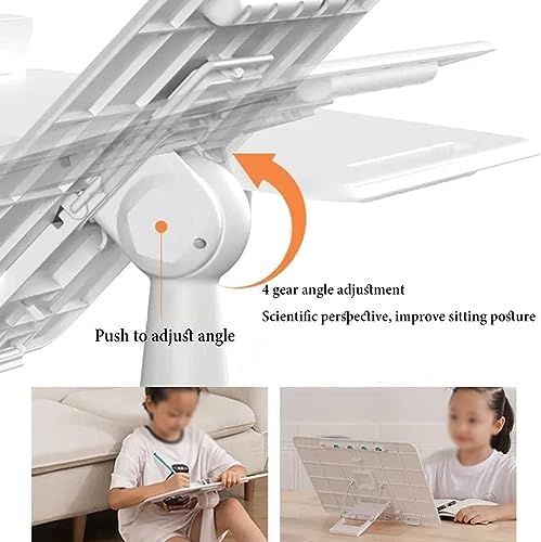 Foldable Hands Free Book Stand with Angle Adjustment