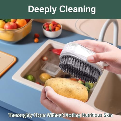 YAFIYGI Dual Bristle Veggie Brush Scrubber
