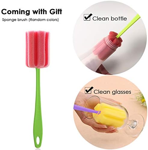 SUJUDE Condiment Squeeze Bottle Pack of 3 16 OZ