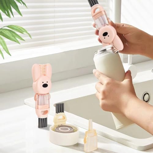 4 in 1 Cup Lid Cleaning Brush Set 3pcs 1