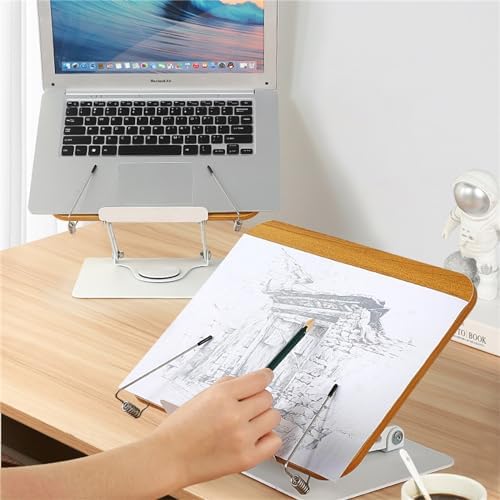 Adjustable Floor Stand Book Holder for Kitchen and Office Use