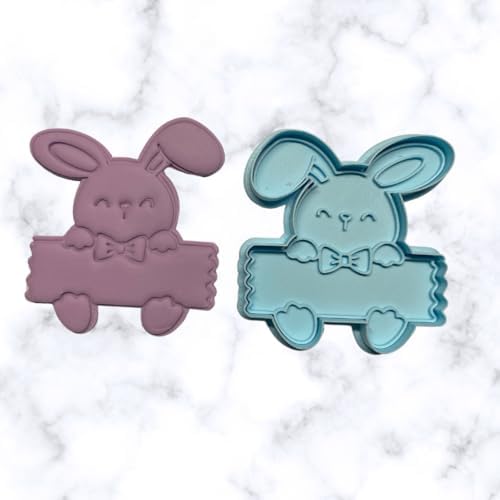 Easter Bunny Cookie Cutters 4 Designs for Baking