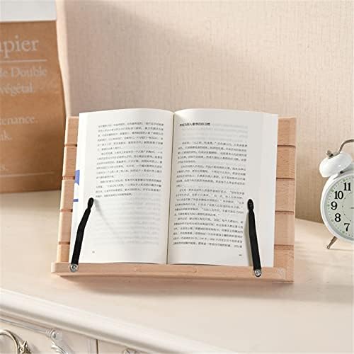 Adjustable Foldable Cookbook Stand with Page Clips
