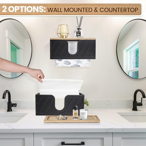 Gymvcsi Set of 2 Paper Towel Holders Wall Countertop 1