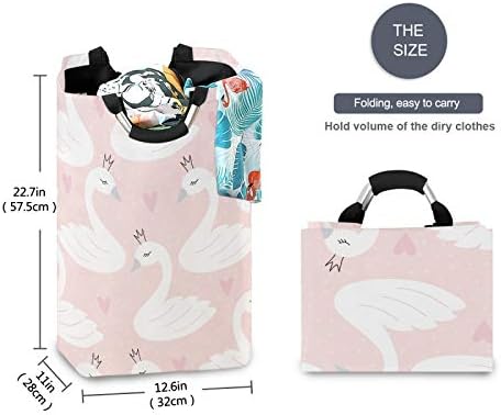 Susiyo Swan Princess Foldable Laundry Basket