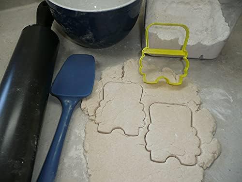 YNGLLC School Bus Cookie Cutter 1 Piece Yellow Made in USA