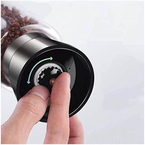 ZAEGO Refillable Pepper Mill Set Of 2 Silver