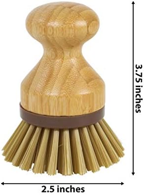 Bamboo Naturals Mini Scrub Brush Eco-Friendly Kitchen Tool 1
