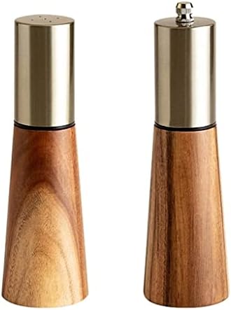 ZAEGO Refillable Pepper Mill Set Solid Wood
