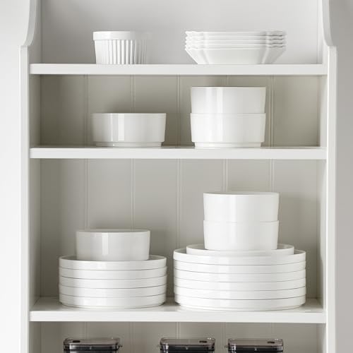 MALACASA 18Pcs LEAD-FREE Dinnerware Set for 6
