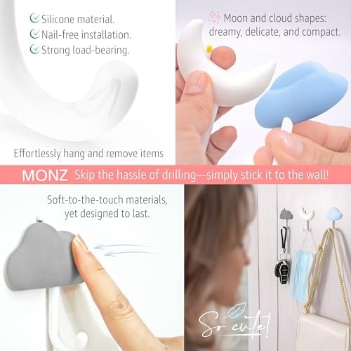Monz Cute Hooks for Kids Room and Bathroom 1