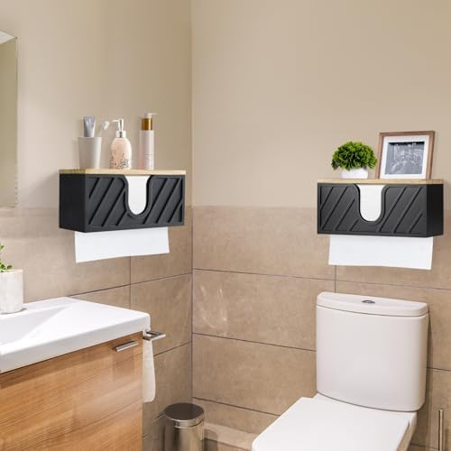 Gymvcsi Set of 2 Paper Towel Holders Wall Countertop 1