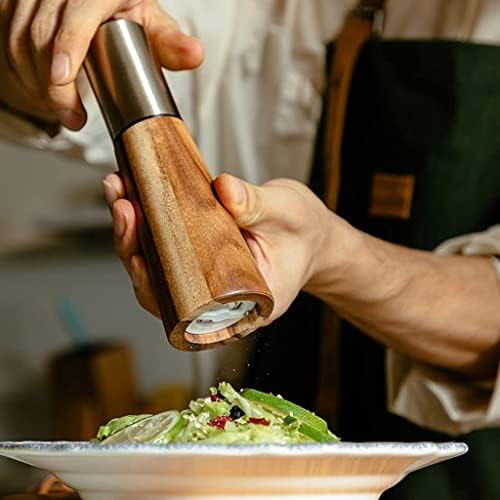 ZAEGO Refillable Pepper Mill Set Solid Wood