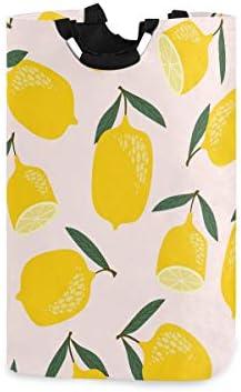 MOYYO Trendy Lemons Laundry Basket Foldable
