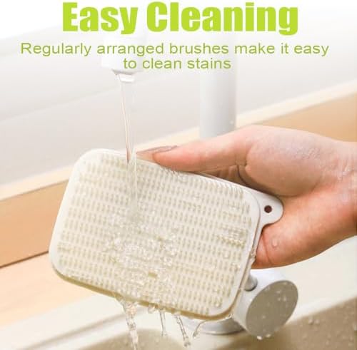 2 PCS Vegetable Brush with Hanging Hooks and Soft Bristles