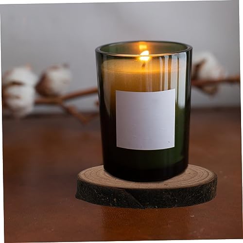 MAGICLULU 6 Pcs Scented Candle Wooden Coasters