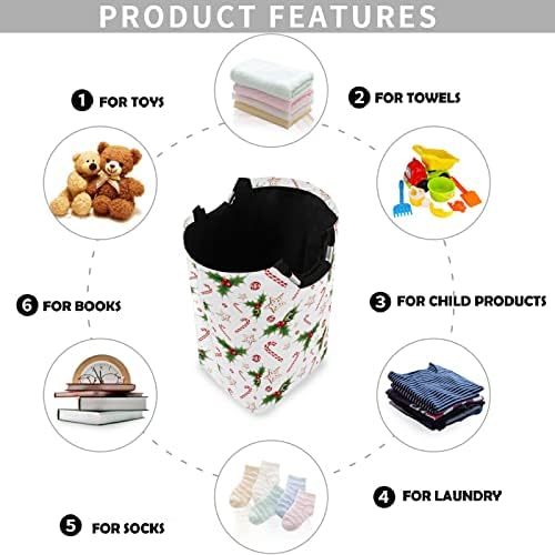 visesunny Foldable Laundry Hamper Basket with Waterproof Oxford Fabric