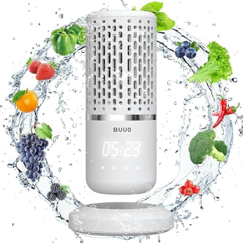 BUUO Fruit Veg Washing Machine with Hydroxyl Ion Tech