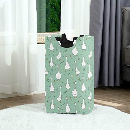 Susiyo Foldable Laundry Basket with Handles and Waterproof Interior 1