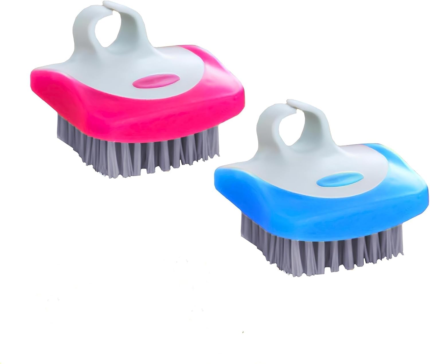 QUANXILXU 2 Pcs Vegetable Brush with Flexible Design