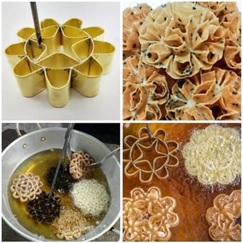 Thai Mold Dok Jok Lotus Flower Brass Cookie Cutter