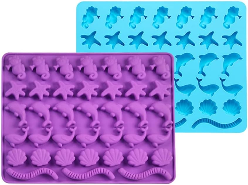 Junhcone 38 Cells Marine Life Chocolate Mould