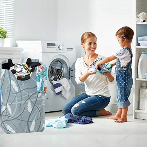 Visesunny Foldable Laundry Hamper with Handles