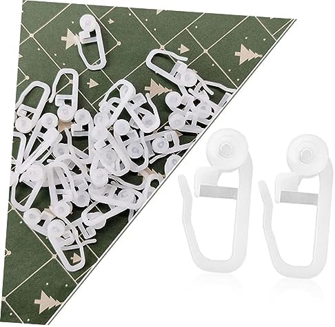 LIFKOME 50pcs Shower Curtain Hooks