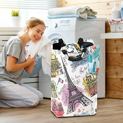 Susiyo Foldable Laundry Basket with Handles and Waterproof Design
