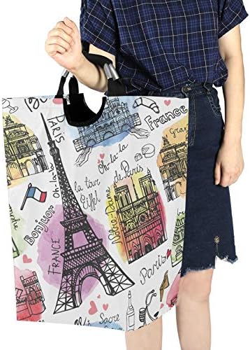 Susiyo Foldable Laundry Basket with Handles and Waterproof Design