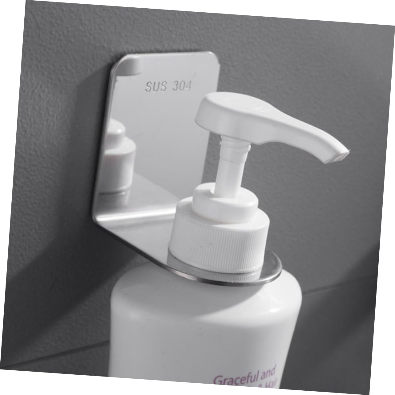 ABOOFAN Stainless Steel Shower Gel Hooks No Holes Design