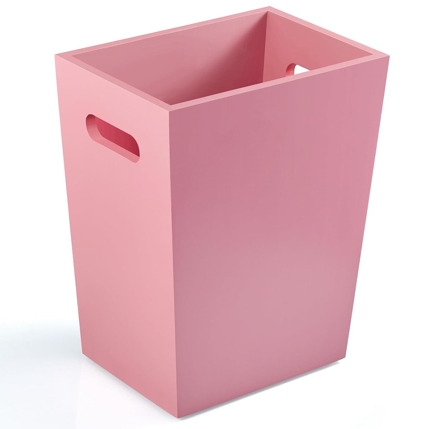 Small 2 Gallon Wooden Trash Can with Handles