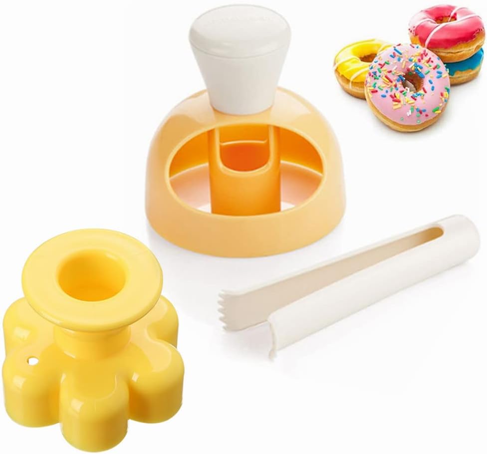 UQUABESO Donut Cutters Set 2 Pack Baking Tools