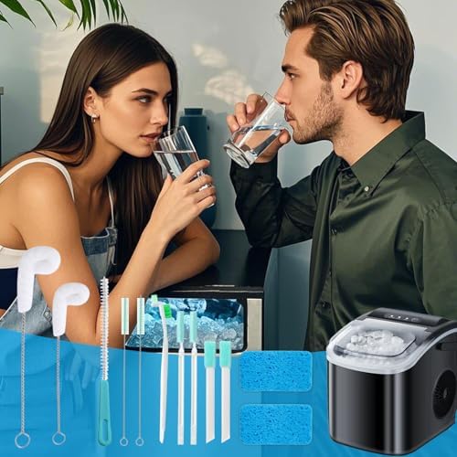 Orizizhic 12Pcs Ice Maker Cleaning Brush Set