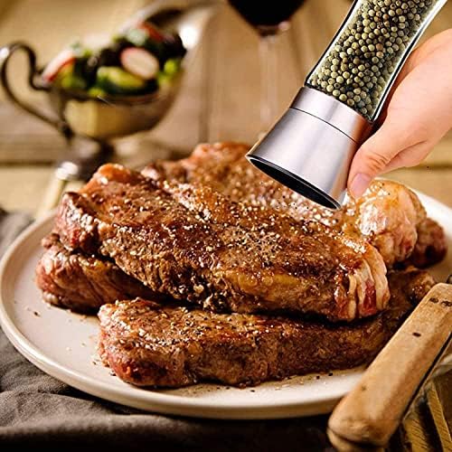 TIANYUU Salt Pepper Grinder Set with Adjustable Coarseness 1