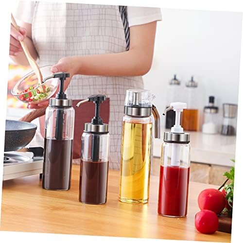 MAGICLULU 500ml Squeeze Sauce Press Bottle Black 1