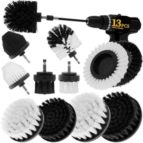 ETOUPA 13 Pcs Drill Brush Set All Purpose Cleaning