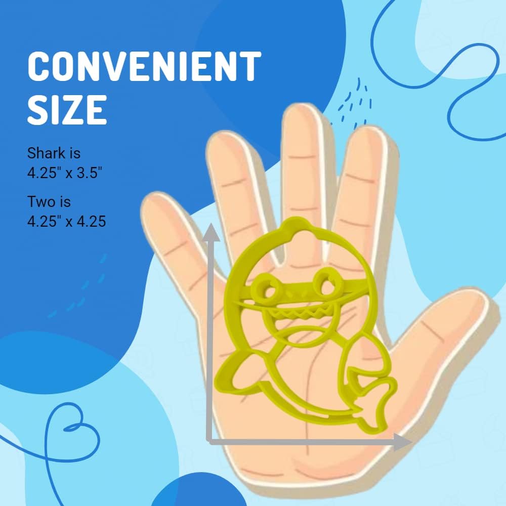 Hearts Treasure Baby Shark Cookie Cutters 2 Pack 1