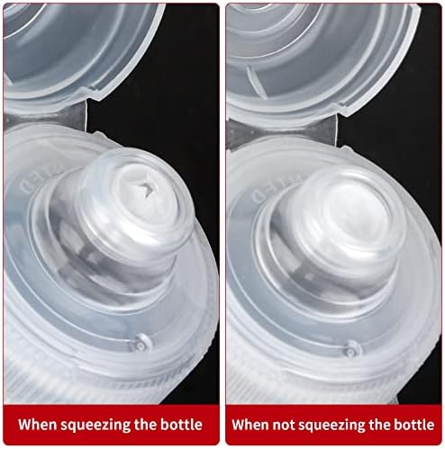 Condiment Squeeze Bottles 4-Pack 17 oz 500ml