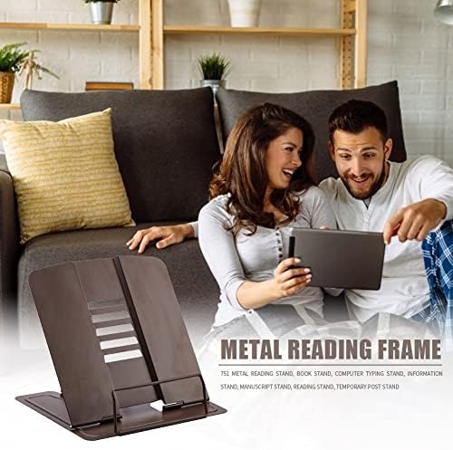 Adjustable Book Stand for Reading and Cooking 1
