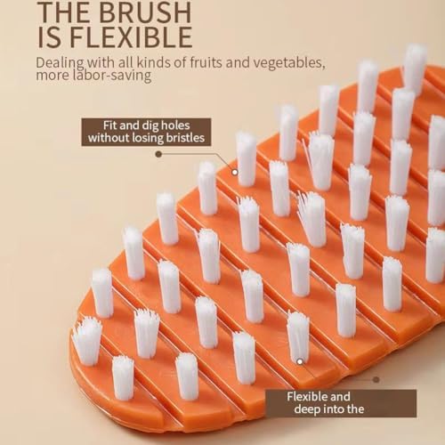 QHUDLV Vegetable Brush Cleaning Tool Set