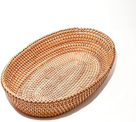 Afiaiwei 126 Inch Wicker Bread Serving Basket