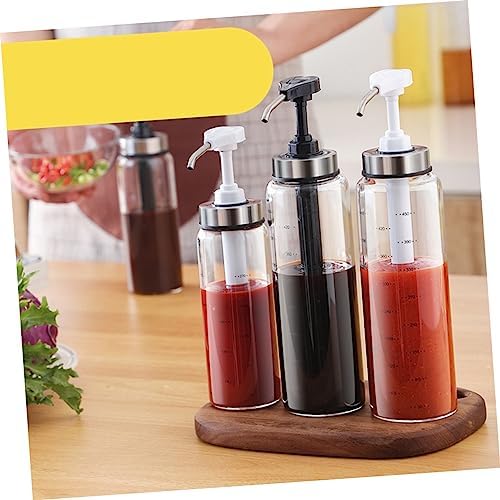 Zerodeko 500ml Condiment Squeeze Bottle with Spring Lid