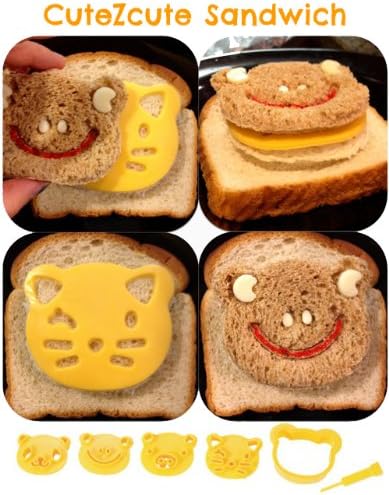 CuteZCute Animal Friends Food Deco Cutter and Stamp Kit