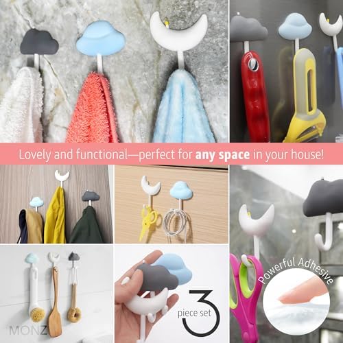 Monz Cute Hooks for Kids Room and Bathroom 1