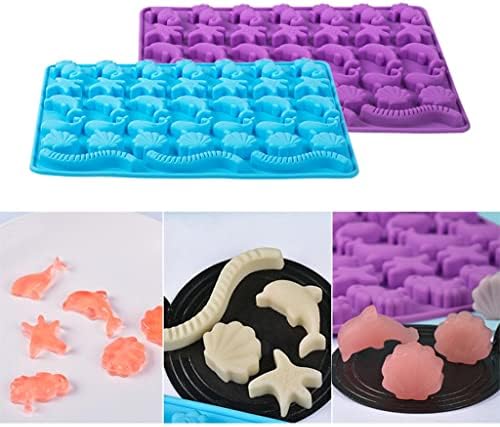 Junhcone 38 Cells Marine Life Chocolate Mould