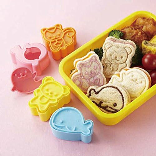 Torune Animal Shaped Cookie Cutters Set of 4 Bear Seal Whale Squall