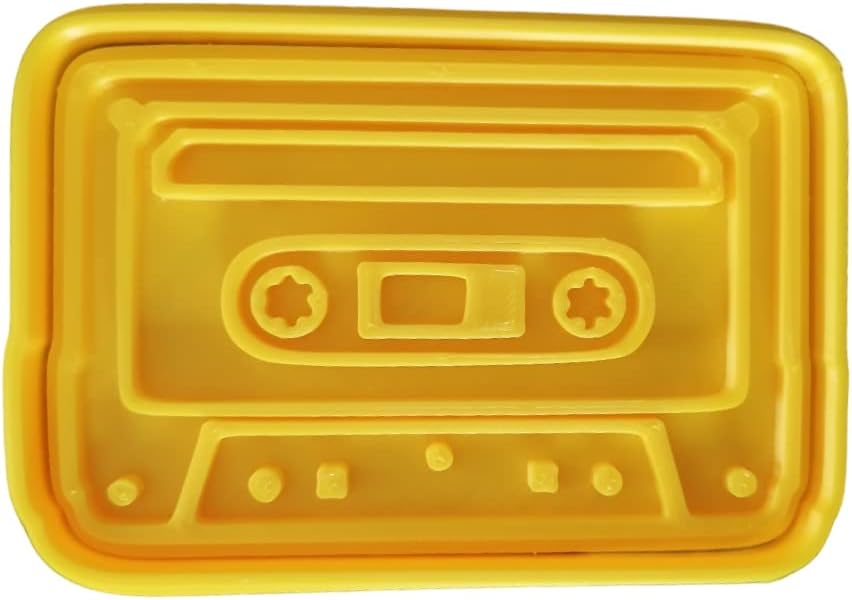 9cm Retro Cassette Tape Cookie Cutter Set